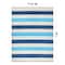 World Rug Gallery Contemporary Stripe Reversible Recycled Plastic 7'10'' X 10' Blue Outdoor Rug 6070BLUE8X10 - alternate 6